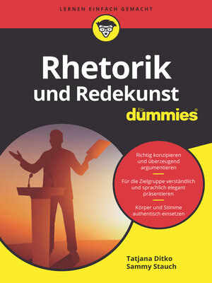 cover image of Rhetorik und Redekunst für Dummies